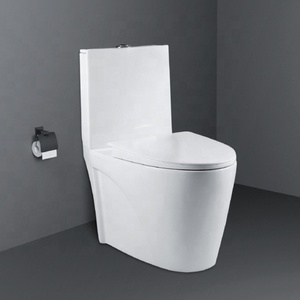 Sifón de inodoro de una pieza de cerámica de alta calidad, baño montado en el suelo, inodoro, inodoro, armario de agua, fabricante - Product Image 6