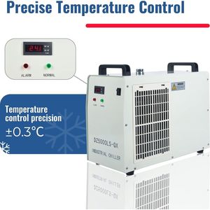 Refrigeratore d'acqua industriale da 6L per macchine da taglio e incisione laser CO2 da 40W, 60W, 80W e 130W, 4.23 pollici - Categoria Prodotto: Attrezzature Laser - Product Image 2