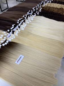 ราคาโรงงาน ผมแท้คุณภาพสูง 100% เรมี่เวอร์จิ้น  แบบเส้นเดียวตรงจากผู้บริจาคเดียว  แบรนด์ NASA Hair เวียดนาม - Product Image 4