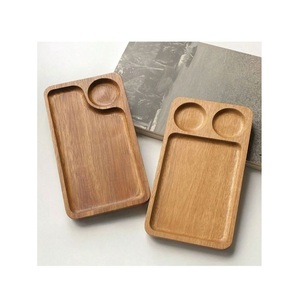 Top Trending Wooden Handmade Durable Quality Serving <b>Trays</b> Wooden Dips & <b>Chips</b> <b>Tray</b> Classical Serving <b>Tray</b> Custom Size Design - Product Image 6