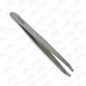 Pinzas para Extensión de Cejas, Herramientas de Cuidado de Belleza, Punta Inclinada, Pinzas Profesionales de Acero Inoxidable para Cejas - Product Image 6