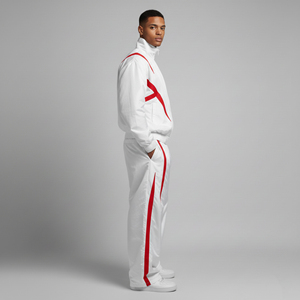 ชุดวอร์มผู้ชายผ้าฝ้ายแท้ 100% สำหรับฤดูหนาว พิมพ์ลายโลโก้ตามสั่ง 2 สี สไตล์สตรีทแวร์ ระบายอากาศได้ดี สวมใส่สบาย ชุด 2 ชิ้น - Product Image 4