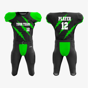 Uniforme de Fútbol Americano Deportivo de Alta Venta, Ligero, Personalizado, Cómodo, Duradero, Sublimado, Unisex, Equipamiento de Fútbol Americano - Product Image 2