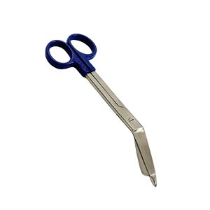Tijeras para vendajes Blue Lister de 7.25 pulgadas con anillos de plástico, tijeras para cortar vendajes, tijeras para traumatismos - Product Image 1