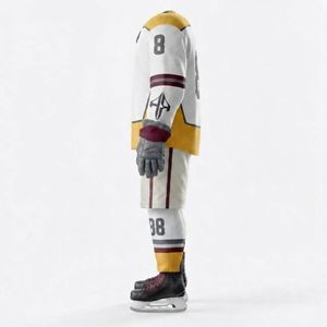 Uniforme de Hockey sobre Hielo RIVIAN ATLANTIC 100% Poliéster, Impresión por Transferencia de Calor, Color Sólido, Calidad Premium para Hombre - Product Image 5