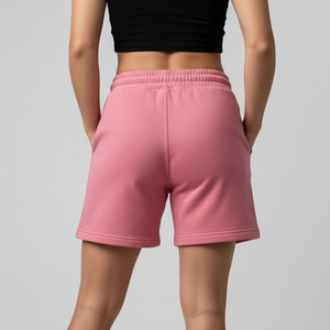 Pantalones Cortos Deportivos de Algodón Personalizados con Logotipo Estampado, Pantalones Cortos de Entrenamiento para Mujer, Fabricante de Ropa OEM - Product Image 3