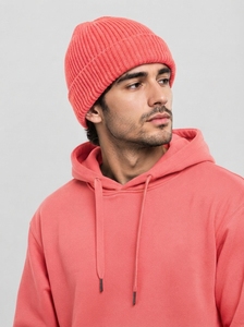 Men Soft Winter Beanie <b>Hat</b> Classic Plain Knit <b>Cap</b> Stretch Comfortable Warm Head Cover for Outdoor Sports Daily Lifestyle Use - Product Image 2