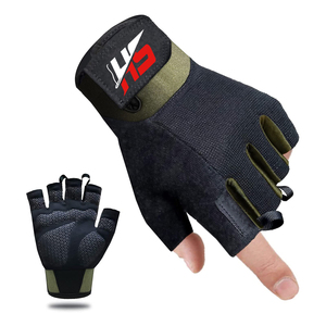 Guantes de Levantamiento de Pesas de Alta Calidad con Acolchado de Cuero, Guantes de Ejercicio Transpirables para Gimnasio, Guantes de Cross Training con Logotipo Personalizado - Product Image 1