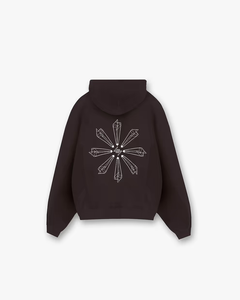 Custom Heavyweight Oversized Streetwear Hoodie Premium Cotton Fleece Pullover Sweatshirt with Graphic Print OEM ODM Wholesale - Product Image 2