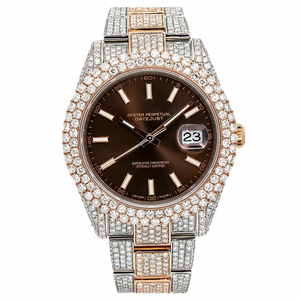 Reloj de Cuarzo de Acero Inoxidable Premium con Incrustaciones de Moissanita VVS y Diamantes, Estilo Hip Hop, Correa de 20mm y Esfera de Cristal - Product Image 1