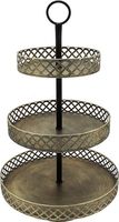 Étagère à fruits classique à 3 et 2 niveaux, support de rangement en métal pour cuisine, organisateur de comptoir pour maison, hôtel, restaurant