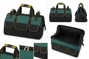 Bolsa de Herramientas Profesional de Alta Resistencia con Almacenamiento Multibolsillos y Correa de Hombro Ajustable - Product Image 4
