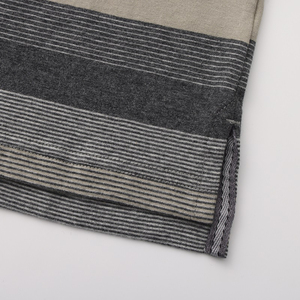 Polo à manches courtes rayé pour homme, en coton tricoté, coupe décontractée, avec poche, design respirant - Product Image 6