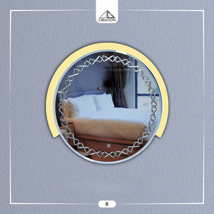 Este espejo LED acrílico aporta un toque de glamour y crea un ambiente acogedor en cualquier hogar o entorno comercial. - Product Image 2