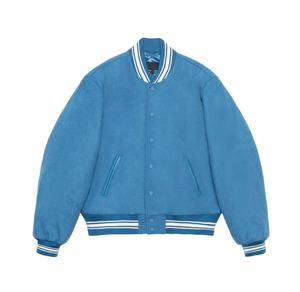 Logotipo personalizado Chenille bordado Universidad béisbol Letterman chaquetas hombres personalizado más tamaño lana Varsity chaqueta - Product Image 1