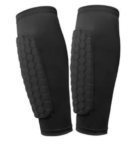 Espinilleras Naranjas HAWK SPORTS INDUSTRIES, Ligeras, de Tela de Algodón, Protección Básica para Deportes, Todas las Temporadas, Universales para Adultos - Product Image 2