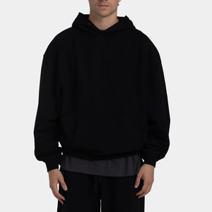 Sudaderas con capucha personalizadas para hombre, estilo streetwear, de algodón grueso, corte holgado, tipo pullover, oversize, para hombre. - Product Image 5