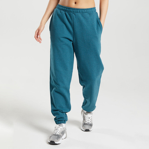 Pantalon de jogging pour femme en coton de haute qualité, doux, respirant, taille élastique, coupe ample, décontracté, pour la détente et l'entraînement - Product Image 1