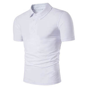 Camisa de Mezclilla de Alta Calidad para Hombre, Corte Regular, Transpirable, de Punto Sólido, Manga Corta, Color Personalizado, Nueva - Product Image 1