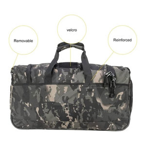 Bolsa de Gimnasio de Nailon Casual, Impermeable, Duradera, de Gran Capacidad (30-40L), con Correa Ajustable y Cierre de Cremallera, Hecha en Pakistán, de Alta Calidad y Personalizable - Product Image 5