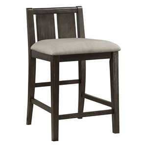 Set da Pranzo a 3 Pezzi in Stile Transizionale con Finitura Ciliegio Scuro, Tavolo Alto, Scaffale Espositivo e 2 Porte USB - Product Image 6