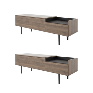 Wooden Teak Modern Style <b>Tv</b> <b>Stand</b> With Storage Cabinet Premium Quality Living Room Furniture at Good Prices - Product Image 6