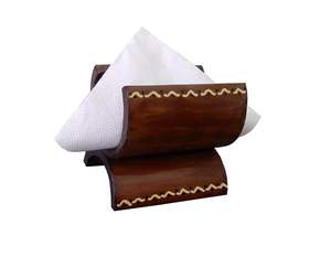 Anillo para Servilletas de Bambú Natural Hecho a Mano, Diseño Moderno y Elegante, Decoración de Mesa de Boda Ecológica y Duradera (Nogal Café) - Product Image 1