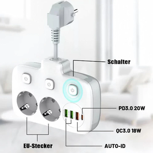 New Máy tính để bàn ổ cắm Hội Đồng Quản trị EU Tiêu chuẩn điện dải sạc nhanh hộ gia đình điện dải với <span class=keywords><strong>USB</strong></span> - Product Image 6