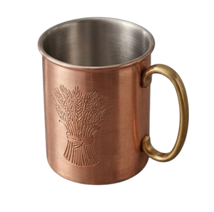 Handmade Engraved Copper <b>Mug</b> Crushed Ice Drink Serve Julep Cup for Home Most Popular Metal Drinking <b>Glass</b> - Product Image 2