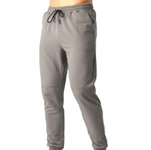 Pantalones Deportivos Casuales de Felpa con Mezcla de Algodón Suave, Cintura Elástica, Puños en los Tobillos y Bolsillos Laterales Funcionales - Product Image 1
