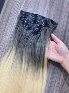 Extensions capillaires invisibles à clips double trame 100 % cheveux humains vietnamiens, sans couture, vente chaude 2026, vente en gros - Product Image 3