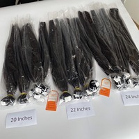 Prix de gros bon marché Extensions de cheveux disponibles Extensions de cheveux humains noirs naturels Fournisseurs de cheveux vietnamiens