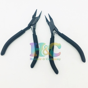 Nouvelles pinces à extensions capillaires noires, outil d'ouverture et de retrait, outil de coiffage pour boucles de cheveux, emballage durable avec logo, outils pour extensions capillaires - Product Image 3