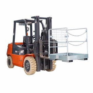 Gabbia di Sicurezza per Carrelli Elevatori 36"x36" ad Alta Resistenza con Capacità di 1150 libbre, Piattaforma di Lavoro per Carrelli Elevatori, Garantisce la Sicurezza - Product Image 4