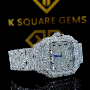 Proveedor Mayorista de Relojes de Lujo de Diseño, Automáticos, de Cuarzo, Resistentes al Agua, de Acero Inoxidable, con Cristal de Zafiro y Diamantes Moissanite - Product Image 1