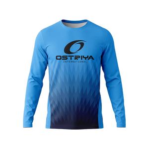 Camiseta de Fútbol Sublimada de Manga Larga Personalizada de Alta Calidad 2026, Colores Personalizados, 100% Poliéster, Transpirable, de Secado Rápido - Product Image 1