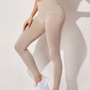 Conjunto Deportivo de Alta Calidad, Ecológico, Elástico, Transpirable, Estampado, para Mujer, para Fitness, Yoga, Gimnasio, Cintura Alta, Venta al Por Mayor - Product Image 5