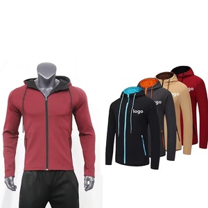 Men's 5PCS Windproof Spring Sportswear Set Gym Hoodie T-Shirt Shorts <b>Leggings</b> Running Fitness Tracksuit Sporty Solid - Product Image 2
