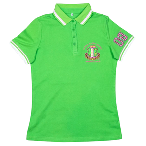 เสื้อโปโลผู้หญิงพรีเมียม ปักลายตราสัญลักษณ์ พร้อมลายปักที่แขนเสื้อ ผ้าฝ้ายนุ่ม สวมใส่สบาย แฟชั่นลำลอง - Product Image 4