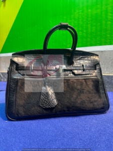 Bolso Tote de Piel de Cocodrilo Genuina para Mujer, Precio Directo de Fábrica, Forro Interior de Lona, Cierre de Gancho de Moda - Product Image 1