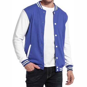 Chaqueta Varsity Moderna Estilo Urbano, Chaqueta Letterman con Bordado Personalizado, Forro Polar de Algodón, Fabricación OEM/ODM, Venta al Por Mayor - Product Image 6