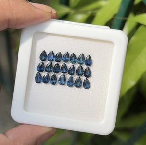 Zafiro Azul Australiano Natural de 6x4 mm, 9.75 Quilates, Corte Pera, Calidad Premium, con Efecto de Luz, para Joyería Fina - Product Image 4