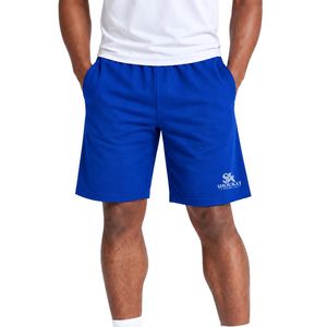 Shorts de sport pour homme bleu royal, taille élastique, décontractés, pour l'entraînement, avec poches latérales, légers, pour tous les jours - Product Image 1