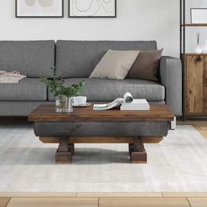 โต๊ะกาแฟไม้ธรรมชาติ 35.43 X 19.69 X 13.78 นิ้ว - Product Image 3