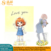 Présentoir en acrylique personnalisé pour figurines d'anime, porte-clés de haute qualité, fournisseur certifié FAMA, support de message NFC pour dessins animés, vente en gros