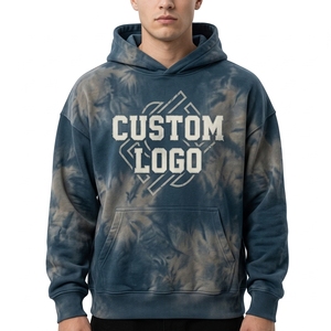 Oversized Tie Dye Pullover Hoodie Mens Womens Streetwear Fleece Hooded <b>Sweatshirt</b> <b>Vintage</b> Washed Unisex Autumn Winter Casual - Product Image 2