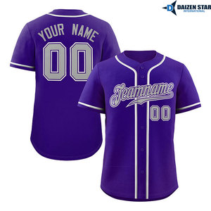 OEM Baseball Jersey Custom Design Team Uniform <b>Polyester</b> Quick Dry <b>Shirt</b> - Product Image 5