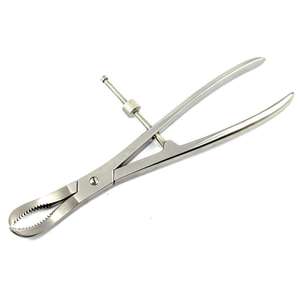 16cm 3.5mm Manual Steel and Stainless Steel Forceps with <b>Thread</b> <b>Lock</b> for Bone Reduction Power Source Manual by Dentavex - Product Image 6