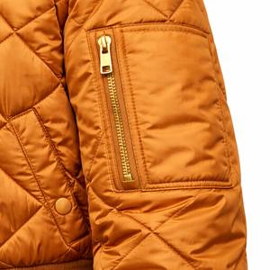 Chaqueta Bomber Acolchada de Satén para Mujer, Otoño Invierno 2026, Forro de Nailon, Logotipo Personalizado, Alta Calidad, Venta al Por Mayor - Product Image 6