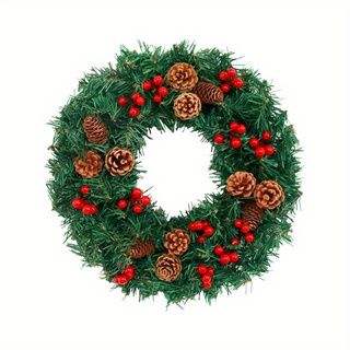 Pine cone wreath 60cm Color